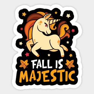 Fall Is Majestic Sticker